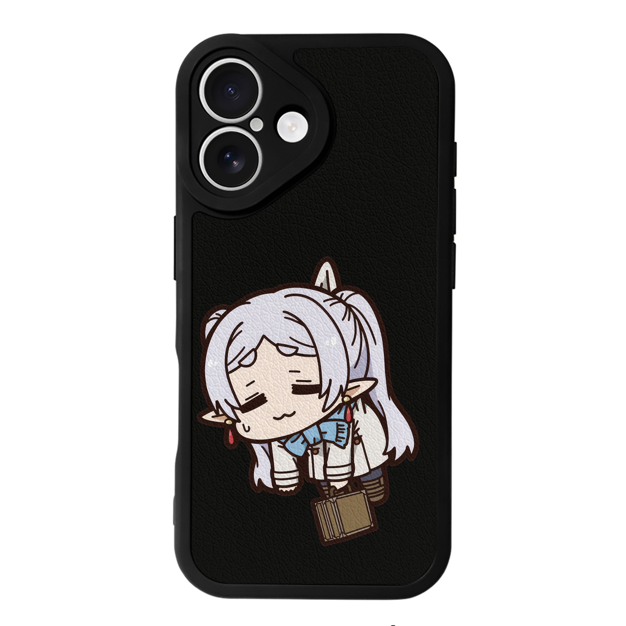 （画像用） 葬送のフリーレン Frieren 【iPhone 16シリーズ対応】シリコンスマホケース（レザー調） 材質：シリコン